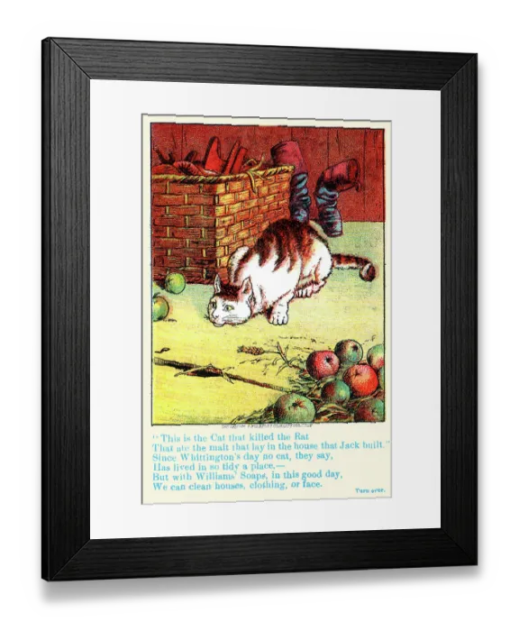 Framed Print : The Cat that Killed the Rat Framed Print : The Cat that Killed the Rat