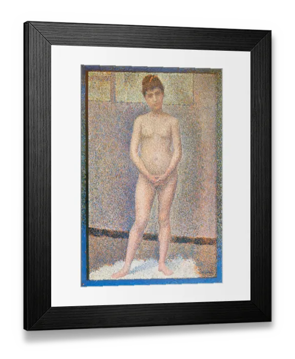 Framed Print : Nude Study Standing Framed Print : Nude Study Standing