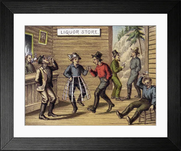 Framed Print : Liquor store Framed Print : Liquor store