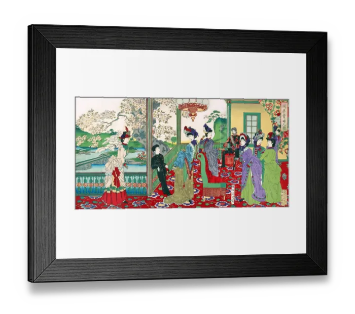 Framed Print : A Contest amongst ladies Framed Print : A Contest amongst ladies