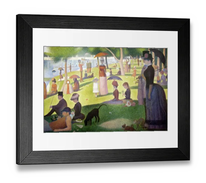 Framed Print : Sunday Afternoon on the Island of La Grand Jatte Framed Print : Sunday Afternoon on the Island of La Grand Jatte