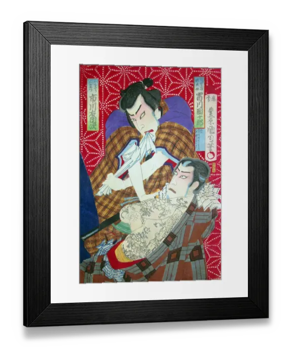 Framed Print : Actors with Tattoos Framed Print : Actors with Tattoos