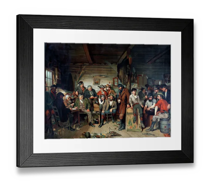 Framed Print : The trial of the horse thief Framed Print : The trial of the horse thief