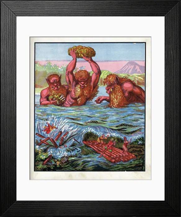 Framed Print : Sea Cyclops Attack Framed Print : Sea Cyclops Attack