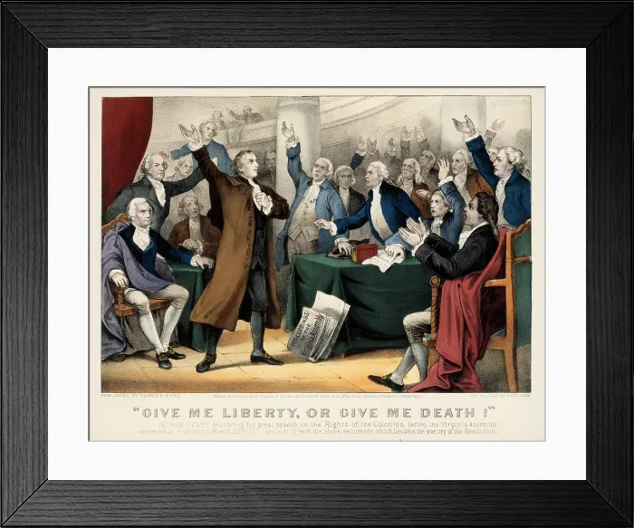 Framed Print : Give Me Liberty or Give Me Death! Framed Print : Give Me Liberty or Give Me Death!