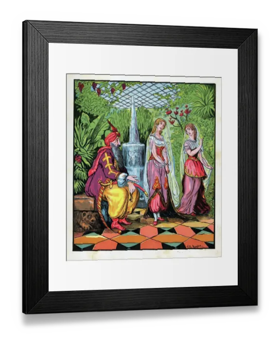Framed Print : The Royal Garden Framed Print : The Royal Garden