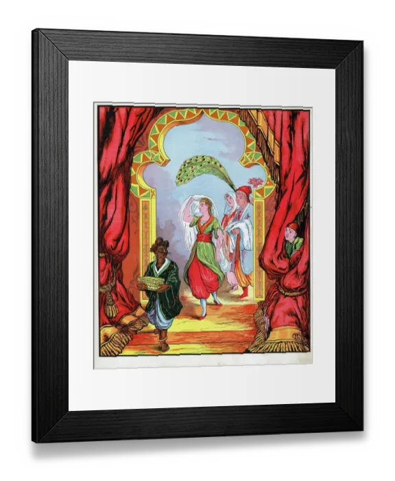 Framed Print : Princess Jasmine Enters Framed Print : Princess Jasmine Enters
