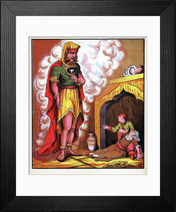 Framed Print : The Genie Appears Framed Print : The Genie Appears