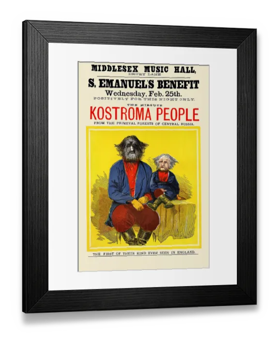 Framed Print : Kostroma people