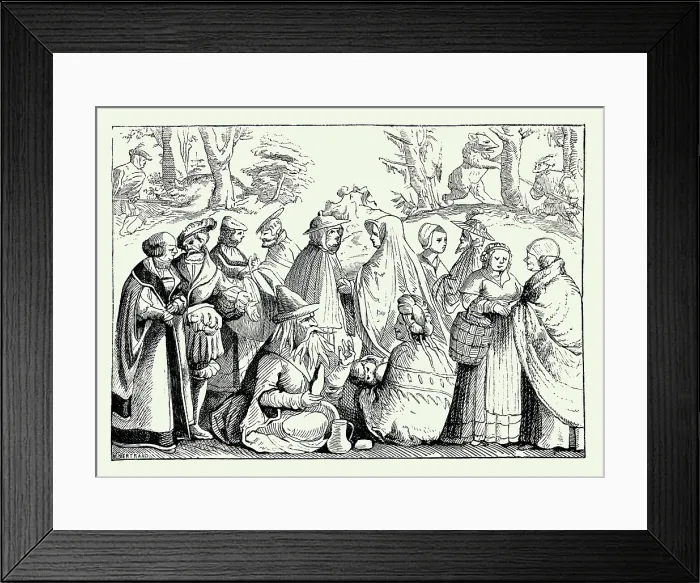 Framed Print : Gipsies Fortune Telling Framed Print : Gipsies Fortune Telling