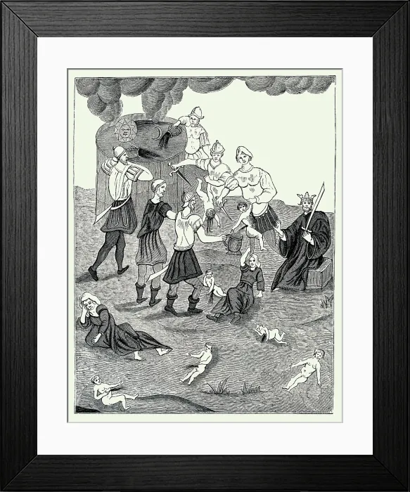 Framed Print : Jews Taking Blood