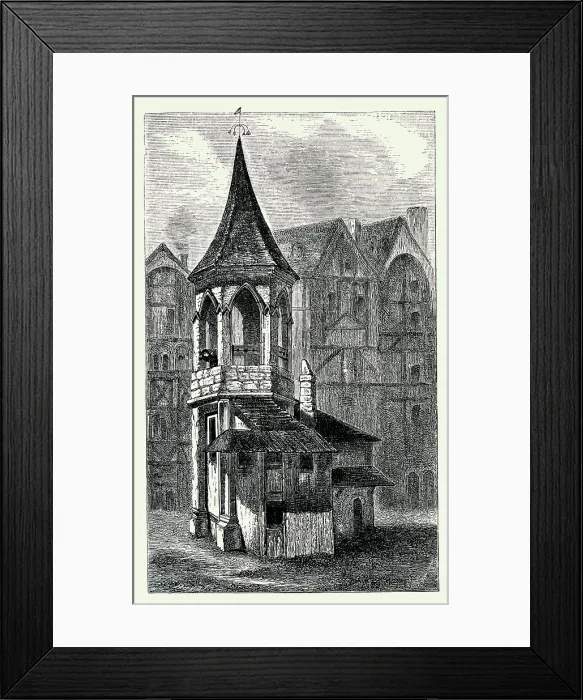 Framed Print : View of the Pillory Framed Print : View of the Pillory