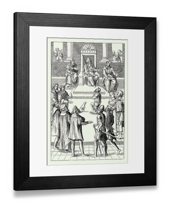 Framed Print : Amende Honorable before the Tribunal Framed Print : Amende Honorable before the Tribunal