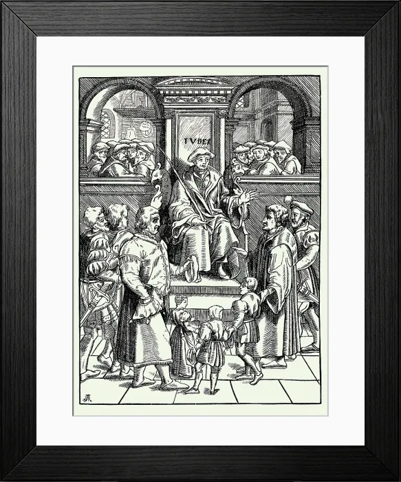 Framed Print : Adoption of Orphan Children Framed Print : Adoption of Orphan Children