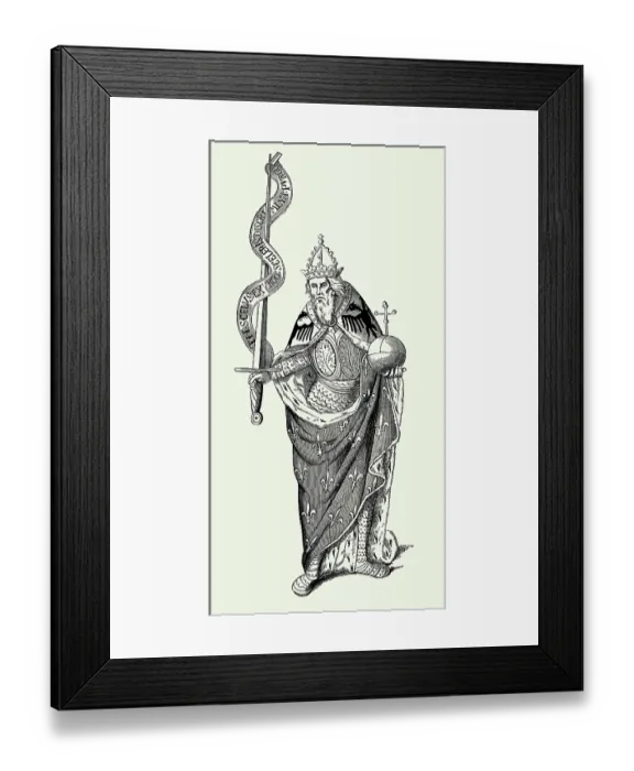 Framed Print : Emperor Charlemagne Framed Print : Emperor Charlemagne
