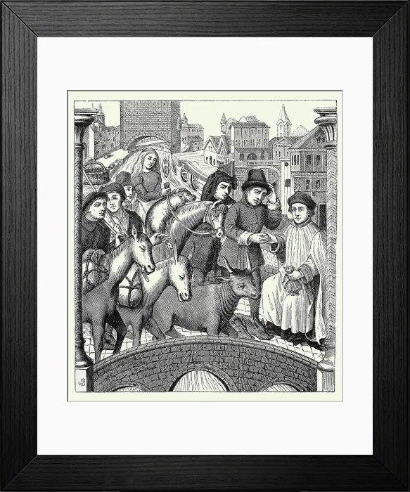 Framed Print : Paying the Toll Framed Print : Paying the Toll