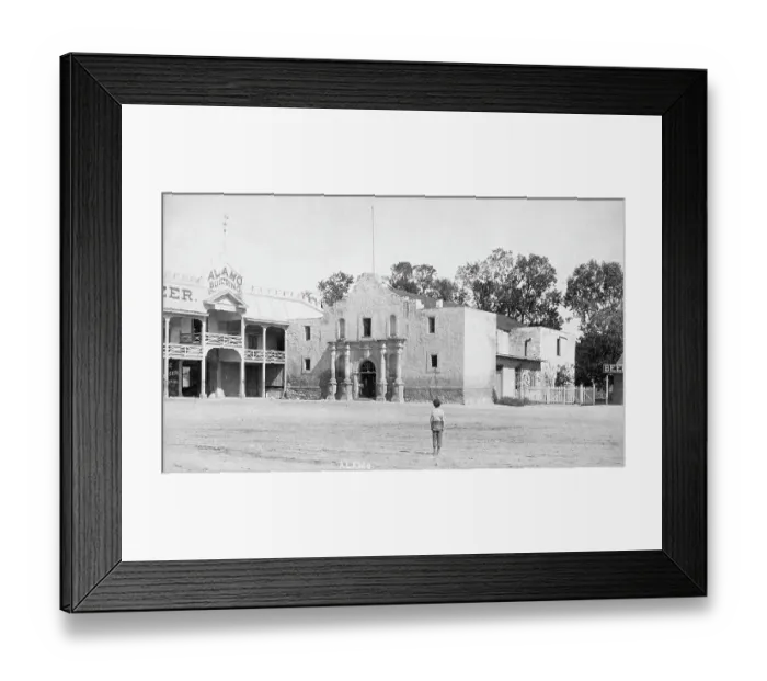 Framed Print : Alamo 1880 Framed Print : Alamo 1880