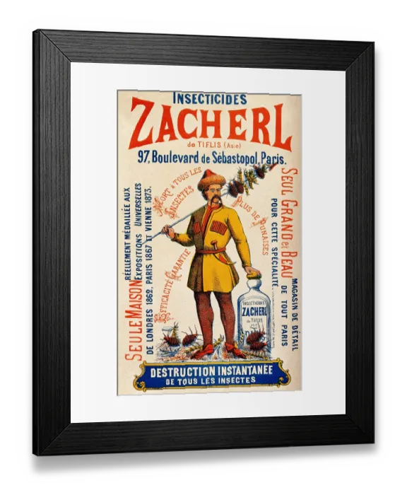 Framed Print : Zacherl's insecticide Framed Print : Zacherl's insecticide