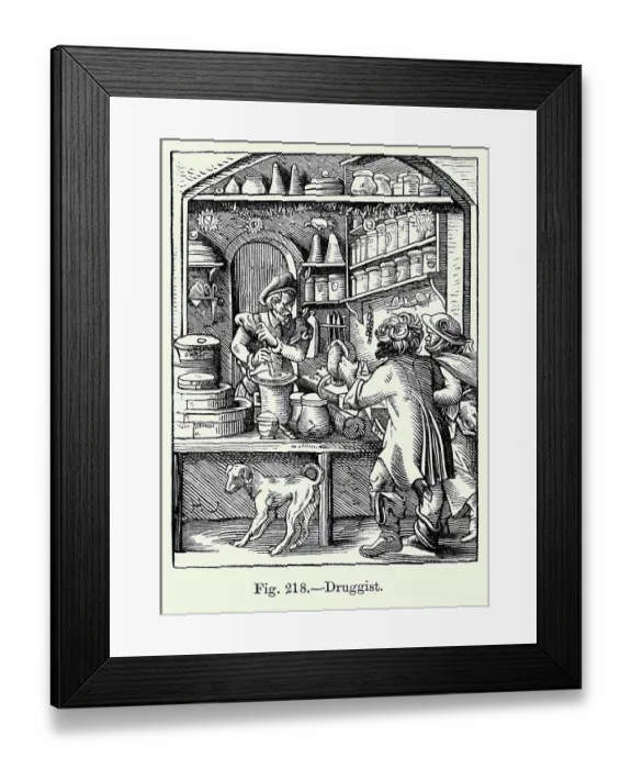 Framed Print : Trades; Druggist Framed Print : Trades; Druggist