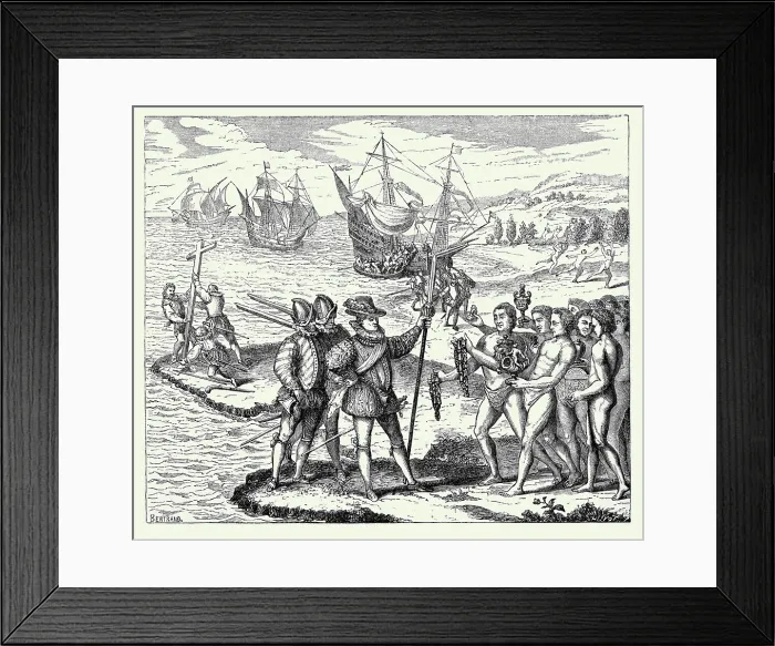Framed Print : Discover of America Framed Print : Discover of America