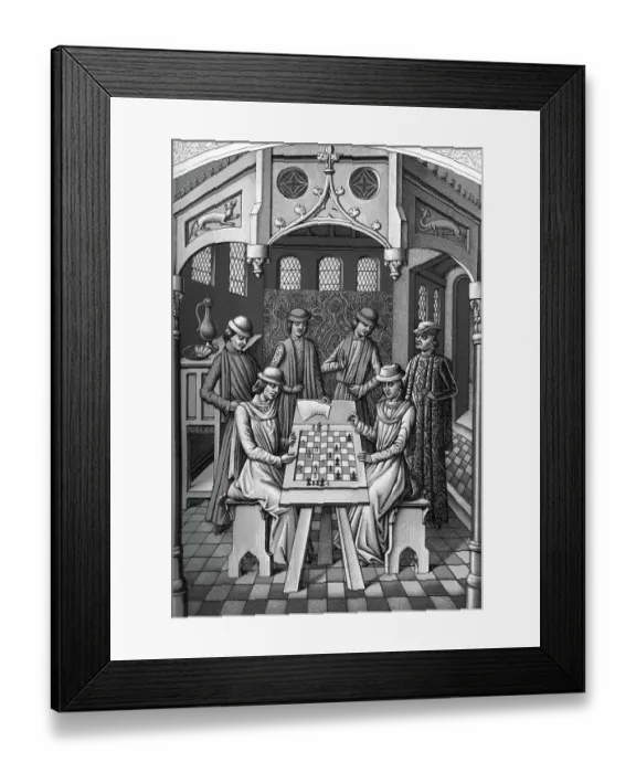 Framed Print : The Chess Players Framed Print : The Chess Players