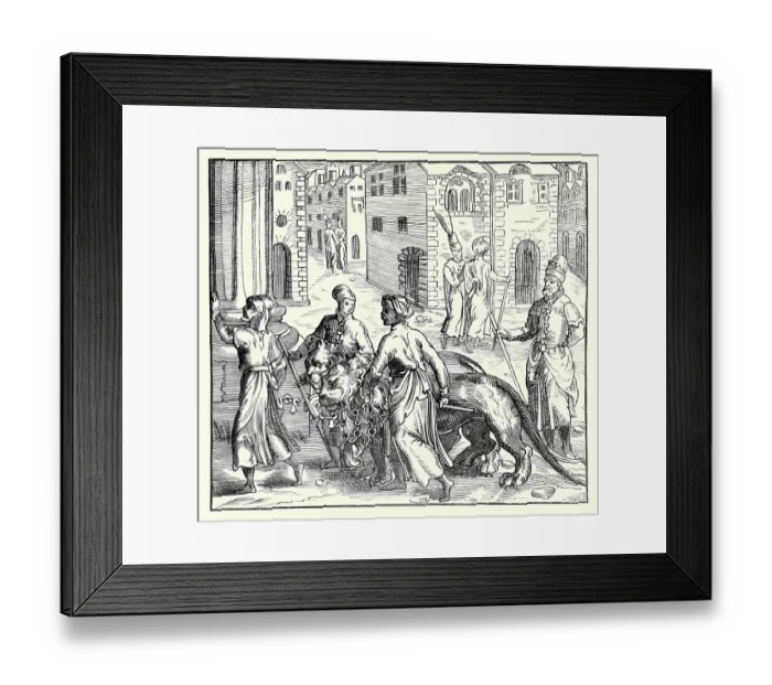 Framed Print : Merchants and Lion Keepers of Constantinople Framed Print : Merchants and Lion Keepers of Constantinople