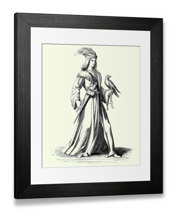 Framed Print : A Noble of Provence Framed Print : A Noble of Provence