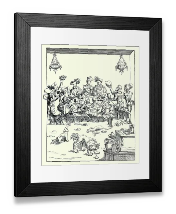 Framed Print : The Issue de Table