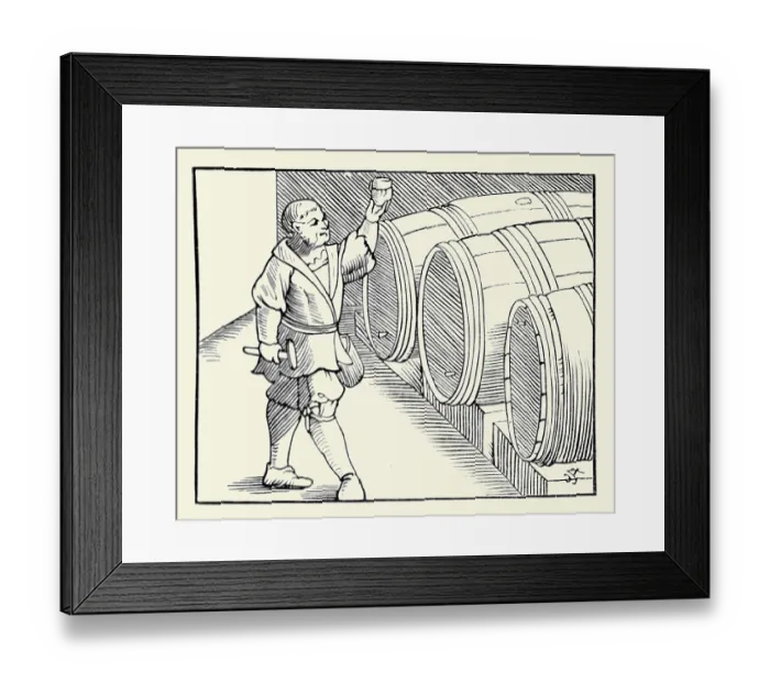 Framed Print : Butler at his Duties Framed Print : Butler at his Duties