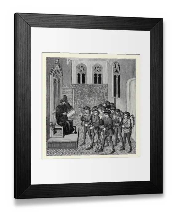 Framed Print : Villains Before Going to Work Framed Print : Villains Before Going to Work