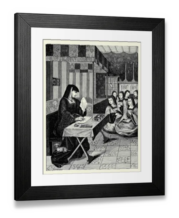 Framed Print : Court of the Ladies of Queen Anne Framed Print : Court of the Ladies of Queen Anne