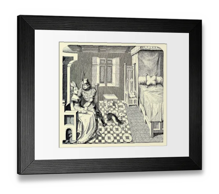 Framed Print : The Knight and His Lady Framed Print : The Knight and His Lady