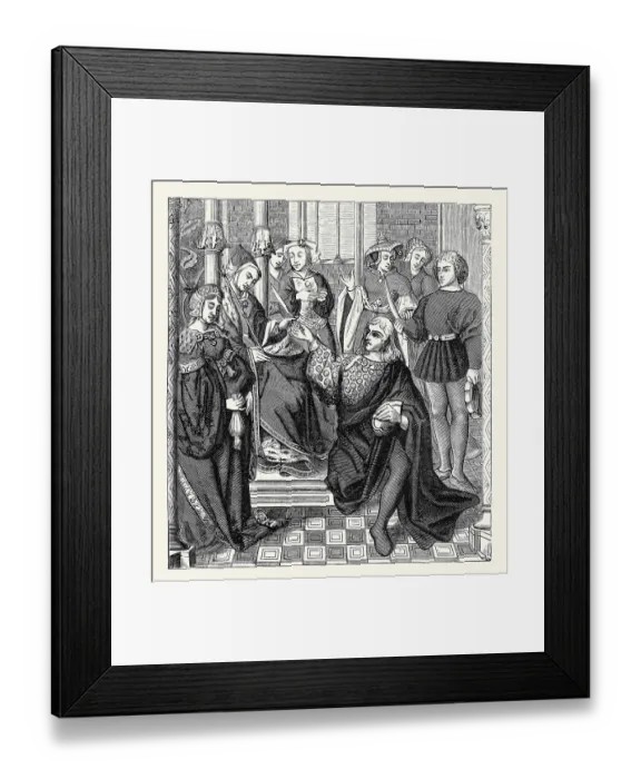 Framed Print : Queen Fredegonde Framed Print : Queen Fredegonde