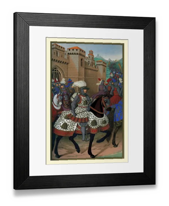 Framed Print : Louis XII Leaving Alexandria