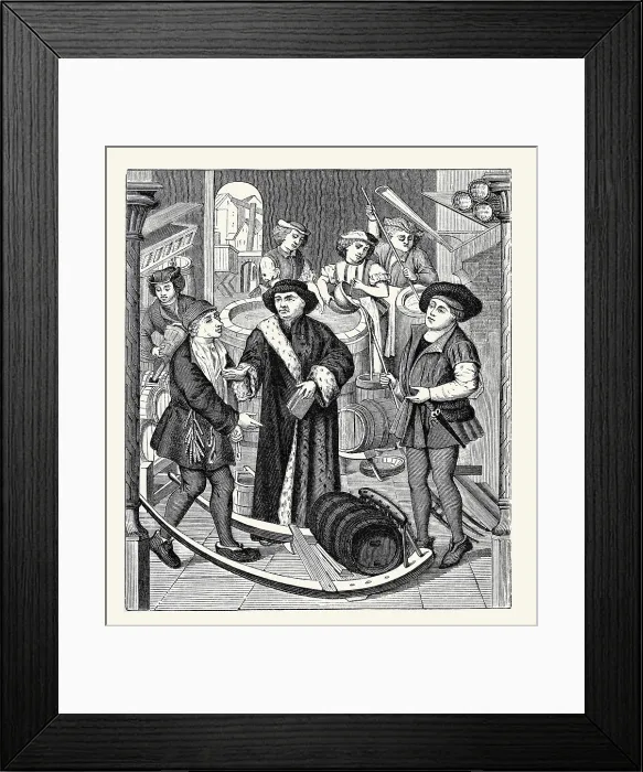 Framed Print : A Tithe of Beer