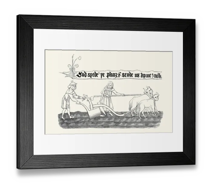 Framed Print : God Speed the Ploughmen Framed Print : God Speed the Ploughmen
