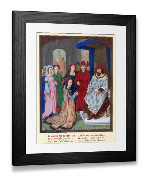 Framed Print : Queen of Sheba Before Solomon Framed Print : Queen of Sheba Before Solomon