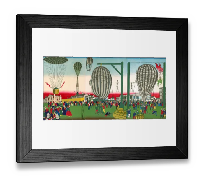 Framed Print : Balloon Ascension Framed Print : Balloon Ascension