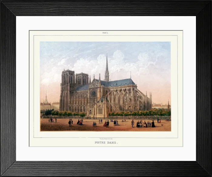 Framed Print : Paris. Notre Dame Framed Print : Paris. Notre Dame