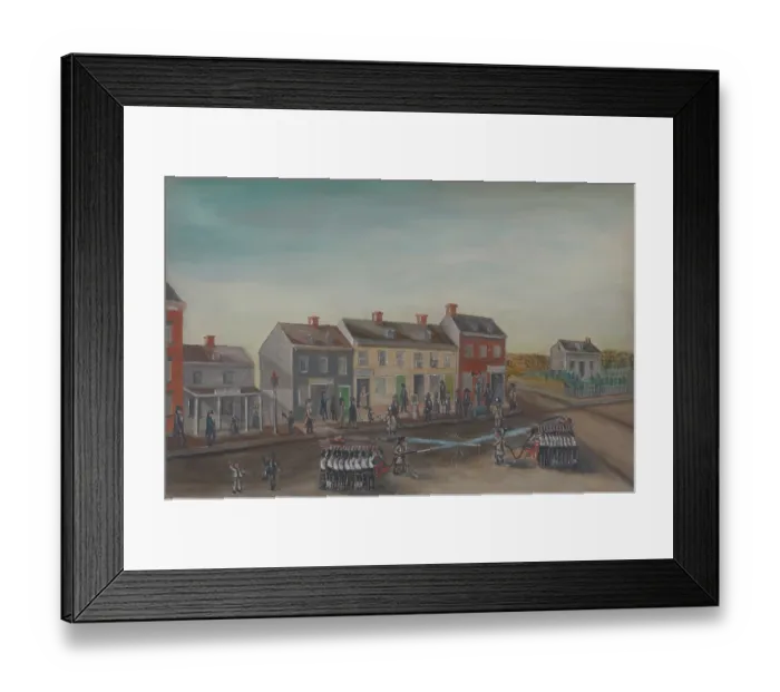 Framed Print : Firemen's Washing Day Framed Print : Firemen's Washing Day