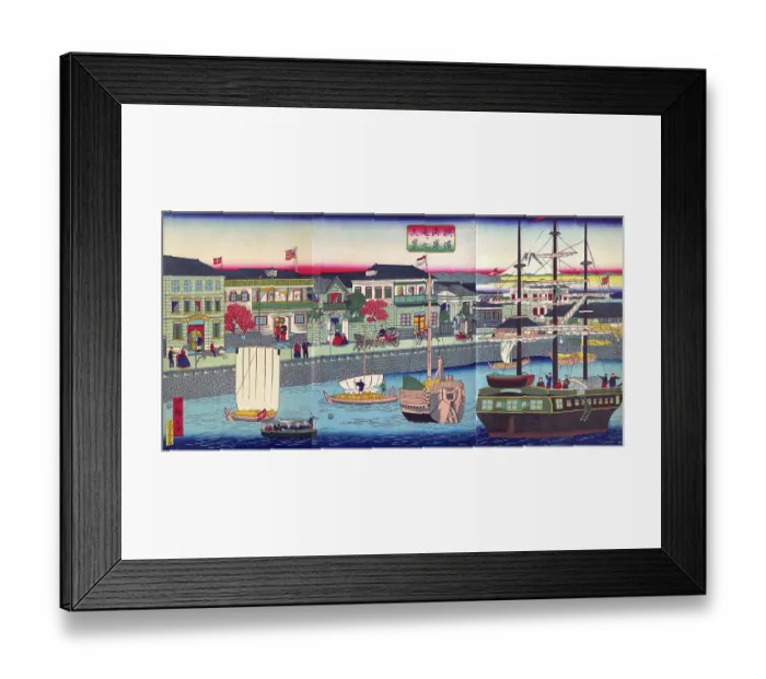 Framed Print : Yokohama Waterfront Framed Print : Yokohama Waterfront
