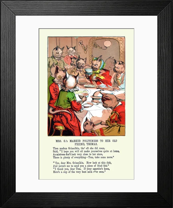 Framed Print : Mrs. G's Marked Politeness Framed Print : Mrs. G's Marked Politeness