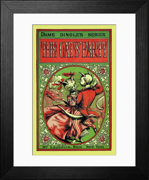 Framed Print : The cats party Framed Print : The cats party