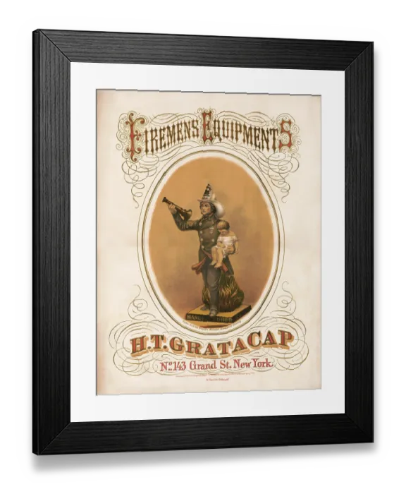 Framed Print : Firemens equipments Framed Print : Firemens equipments