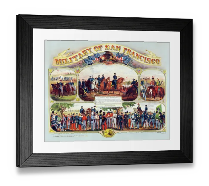 Framed Print : Military of San Francisco