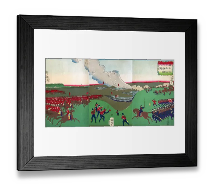 Framed Print : Cavalry, Infantry and Soldiers Retreating Framed Print : Cavalry, Infantry and Soldiers Retreating