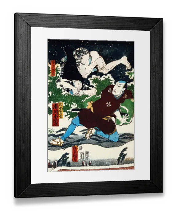 Framed Print : Conflict in the Snow Framed Print : Conflict in the Snow