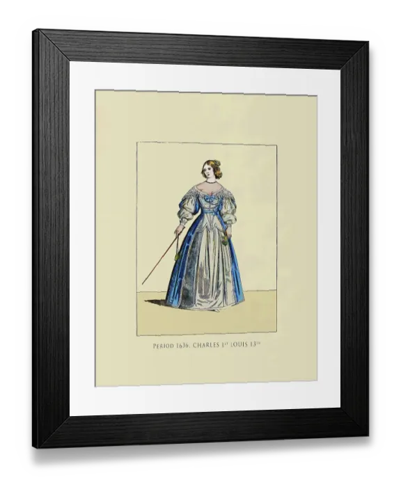 Framed Print : Period 1636. Charles 1st Louis 13th Framed Print : Period 1636. Charles 1st Louis 13th