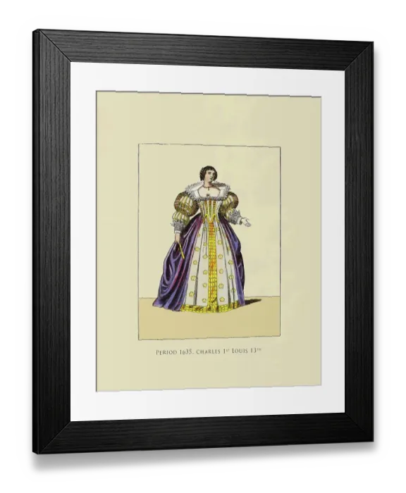 Framed Print : Period 1635. Charles 1st Louis 13th Framed Print : Period 1635. Charles 1st Louis 13th