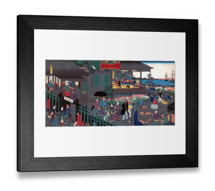 Framed Print : Foreigner's residence in Yokohama Framed Print : Foreigner's residence in Yokohama